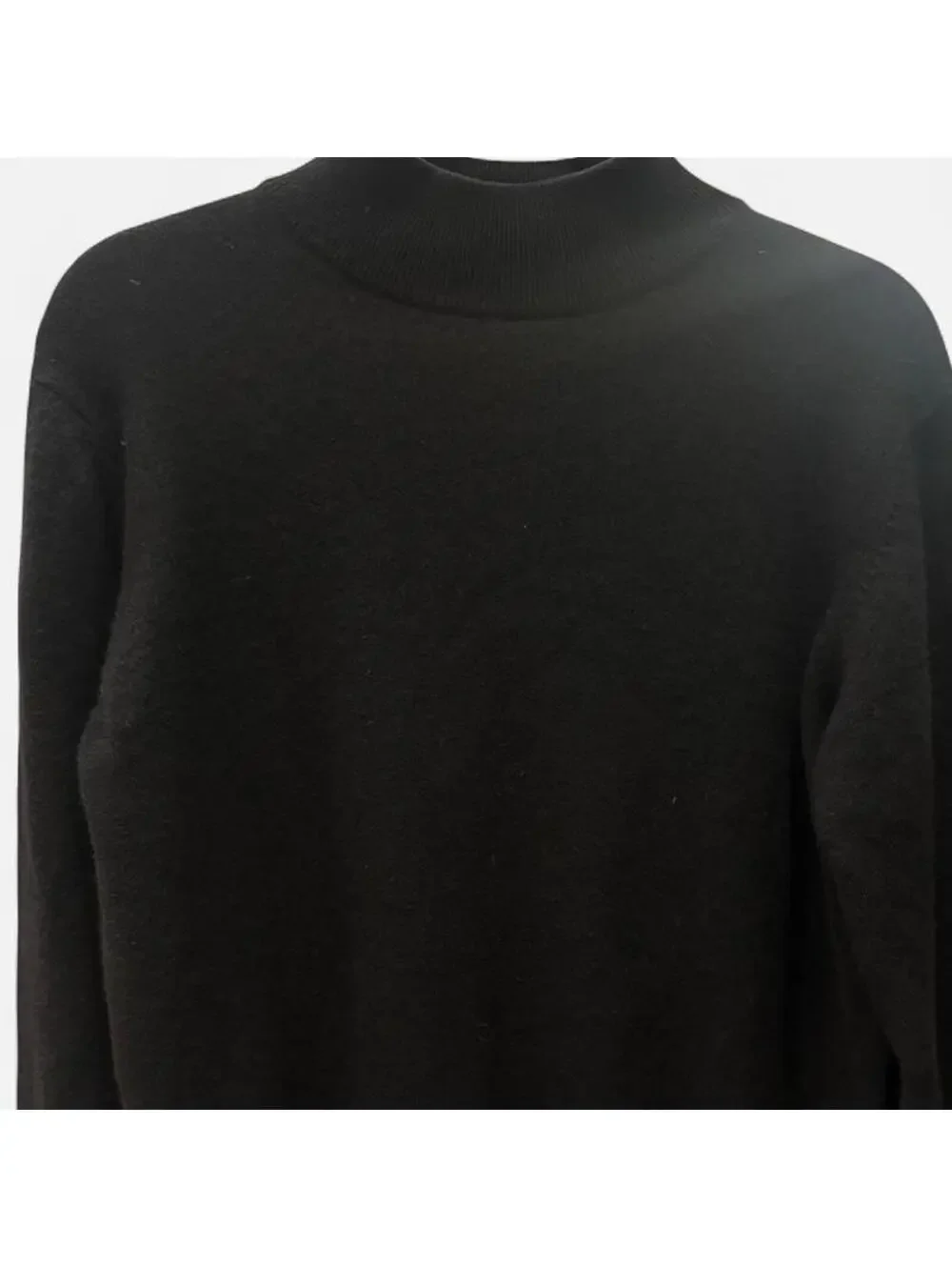 Westbound - Black cashmere mock turtleneck sweater #cashmere #turtleneck